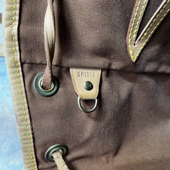 Louis Vuitton Montsouris MM Monogram Canvas Backpack Brown M51137 - Picture 14 of 14